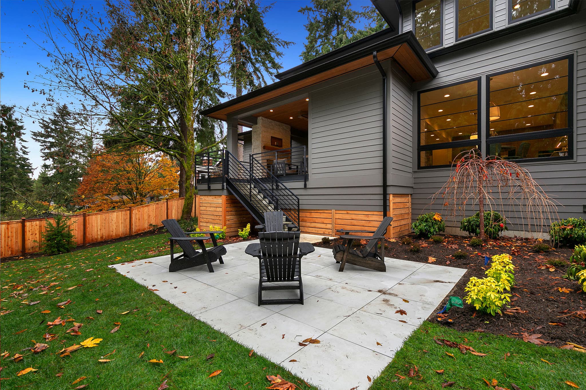 Inviting Outdoor Living Area before edit