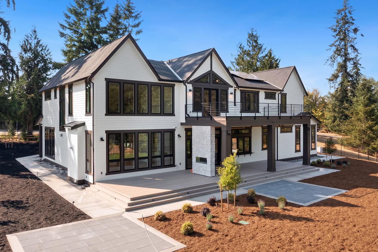 Modern Farmhouse Grounds before edit