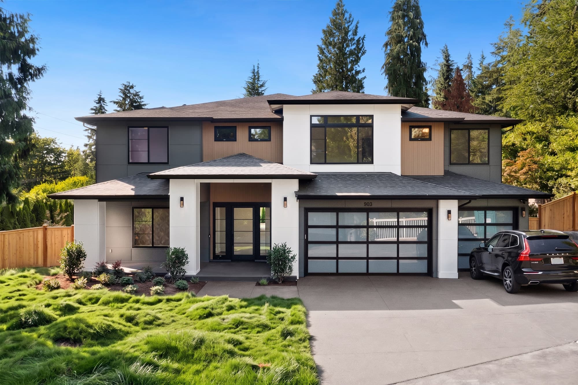 Modern Curbside Lawn before edit