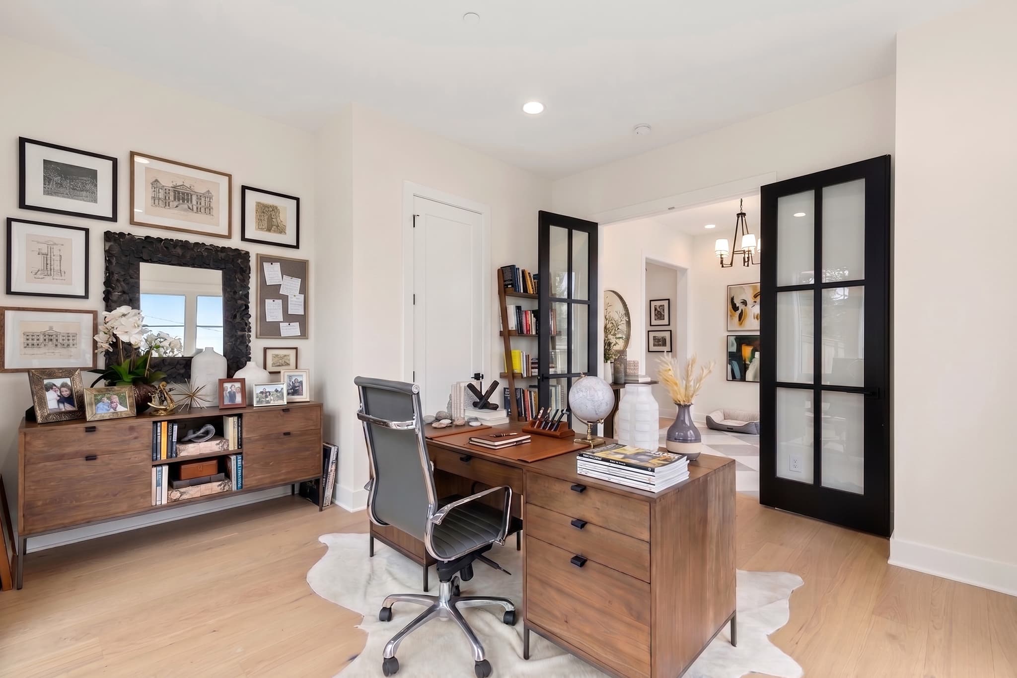Light-Filled Home Office before edit